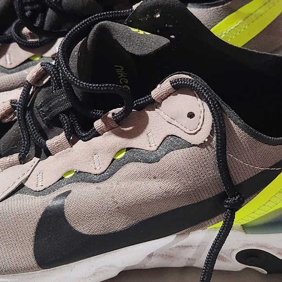 Nike REACT ELement 55 Pumice Gray/black Running Sneaker Size 8.5 - Picture 11 of 16